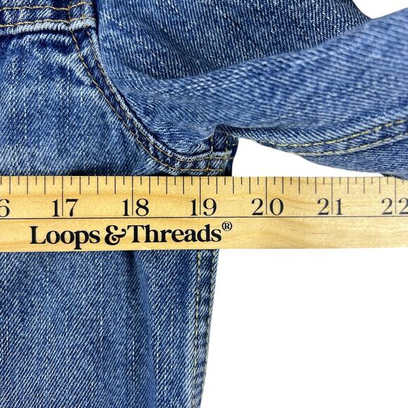 Levis Denim Trucker Jacket Womens Small Blue 72334 Button Front Blue Jean Jacket - Picture 15 of 16